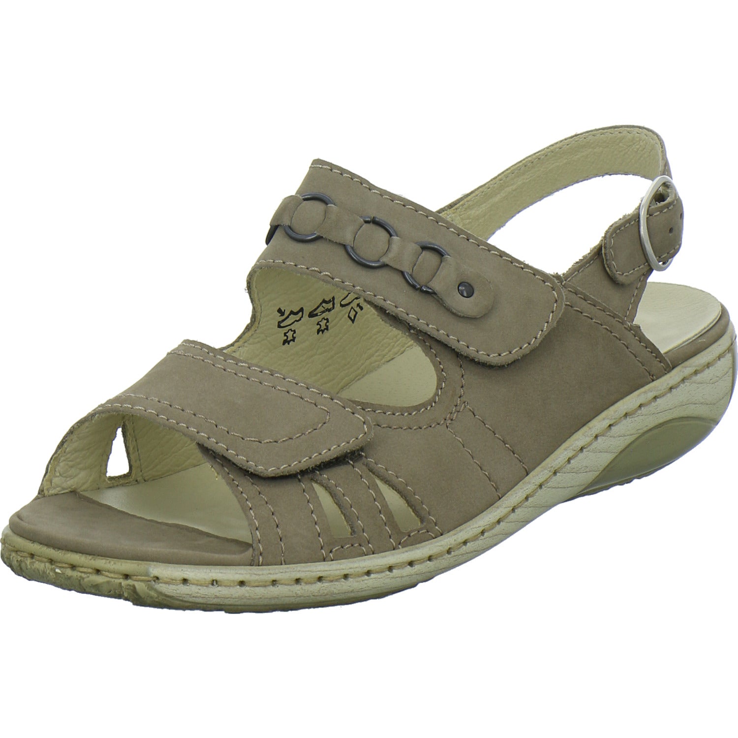 Waldläufer Garda Bequemschuhe taupe