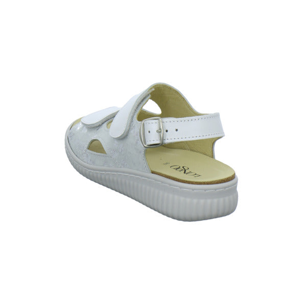 Longo Bequemschuhe Weiß-kombi - 360° Ansicht