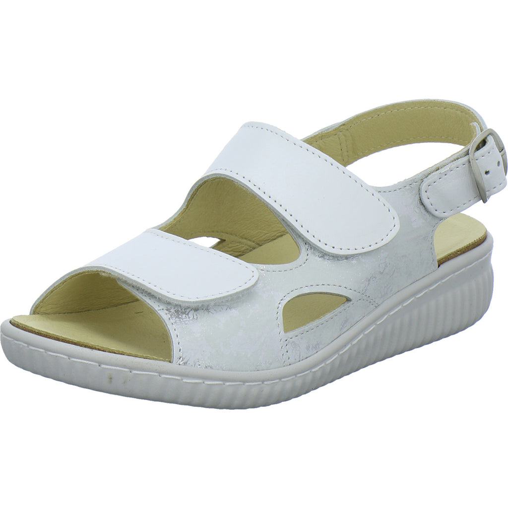 Longo Bequemschuhe Damen Weiß-kombi