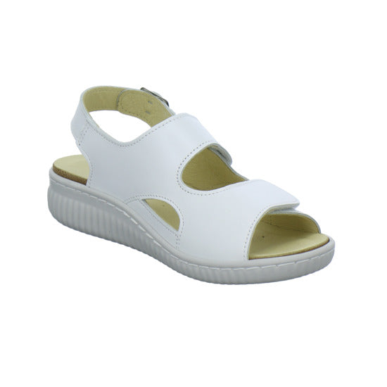 Longo Bequemschuhe Weiß-kombi - 360° Ansicht