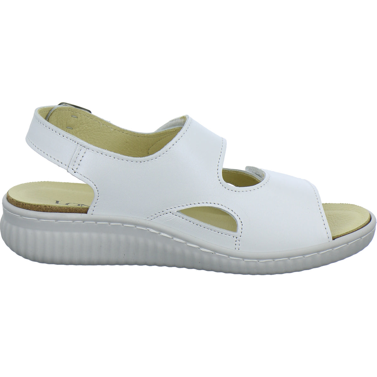 Longo Bequemschuhe Damen Weiß-kombi