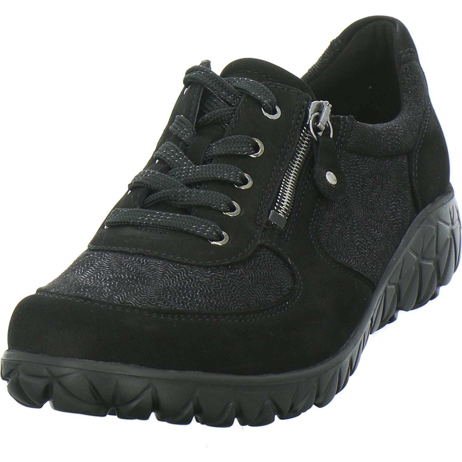 Waldläufer Heavy Soft Bequemschuhe Schwarz