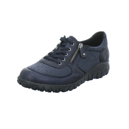 Waldläufer Havy-Soft Bequemschuhe Dunkelblau - 360° Ansicht