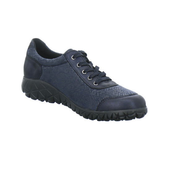 Waldläufer Havy-Soft Bequemschuhe Dunkelblau - 360° Ansicht