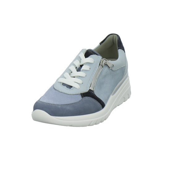Waldläufer Bequemschuhe Damen H-Carla Blau-kombi