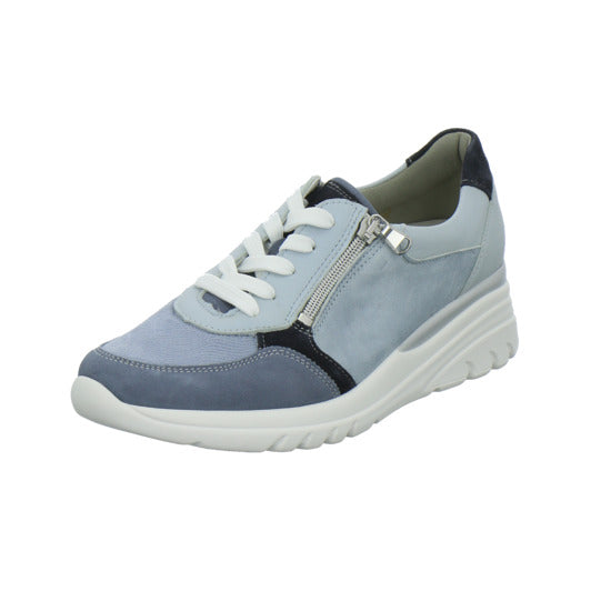 Waldläufer Bequemschuhe Damen H-Carla Blau-kombi