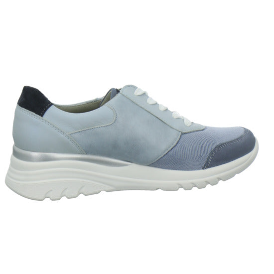 Waldläufer Bequemschuhe Damen H-Carla Blau-kombi