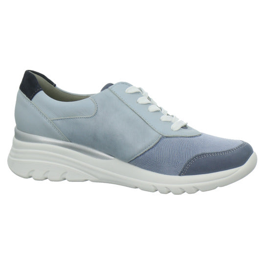 Waldläufer Bequemschuhe Damen H-Carla Blau-kombi