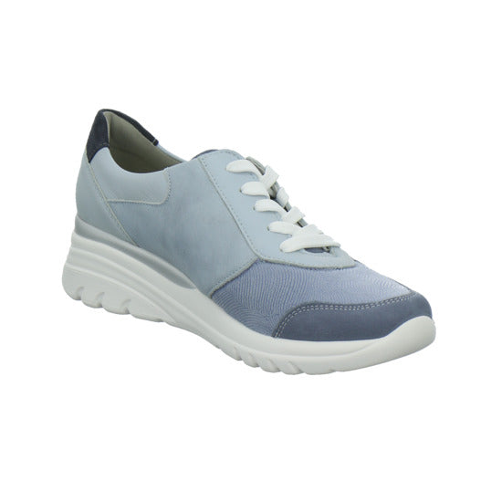 Waldläufer Bequemschuhe Damen H-Carla Blau-kombi