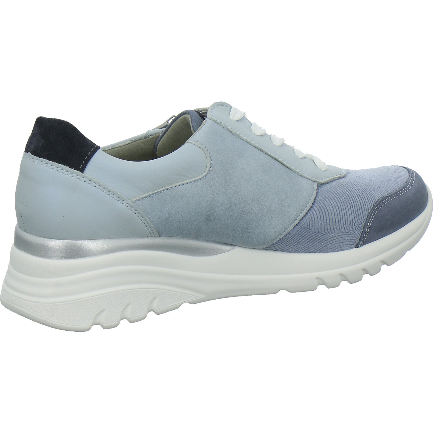Waldläufer Bequemschuhe Damen H-Carla Blau-kombi