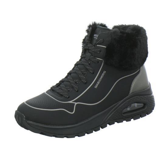 Skechers UNO Stiefel ungefüttert Schwarz - 360° Ansicht