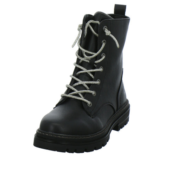 Mustang Stiefel ungefüttert Schwarz - 360° Ansicht