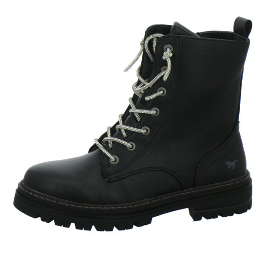 Mustang Stiefel ungefüttert Schwarz - 360° Ansicht