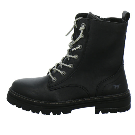Mustang Stiefel ungefüttert Schwarz - 360° Ansicht