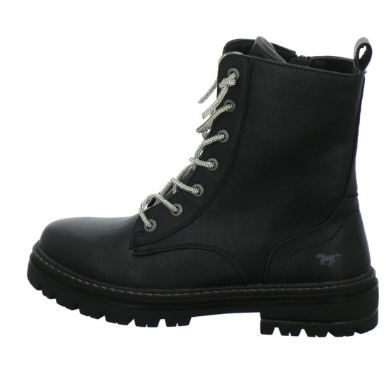 Mustang Stiefel ungefüttert Schwarz - 360° Ansicht