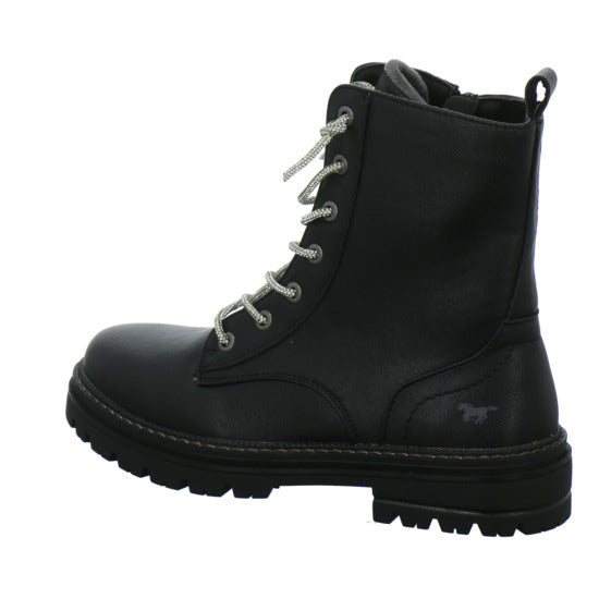 Mustang Stiefel ungefüttert Schwarz - 360° Ansicht