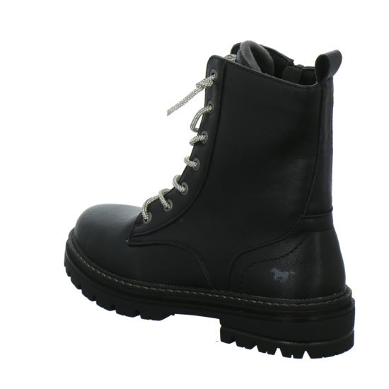 Mustang Stiefel ungefüttert Schwarz - 360° Ansicht