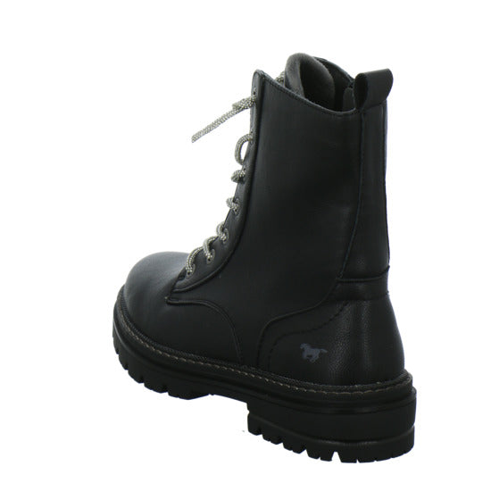 Mustang Stiefel ungefüttert Schwarz - 360° Ansicht