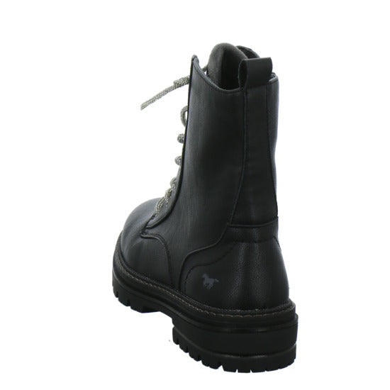 Mustang Stiefel ungefüttert Schwarz - 360° Ansicht
