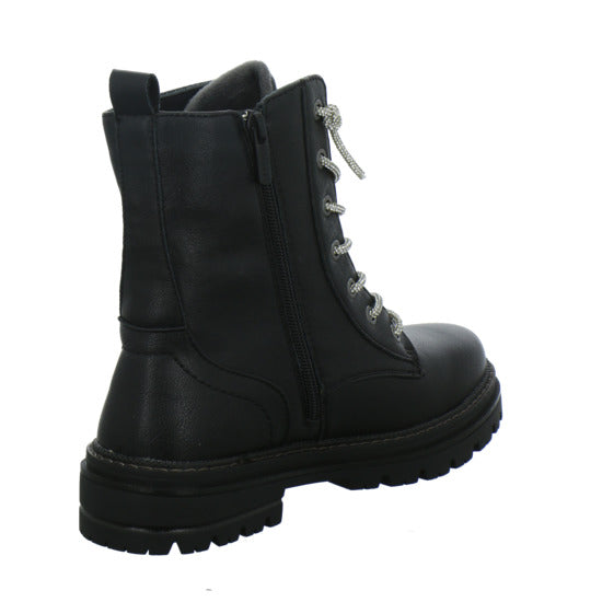 Mustang Stiefel ungefüttert Schwarz - 360° Ansicht