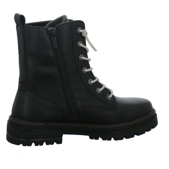 Mustang Stiefel ungefüttert Schwarz - 360° Ansicht
