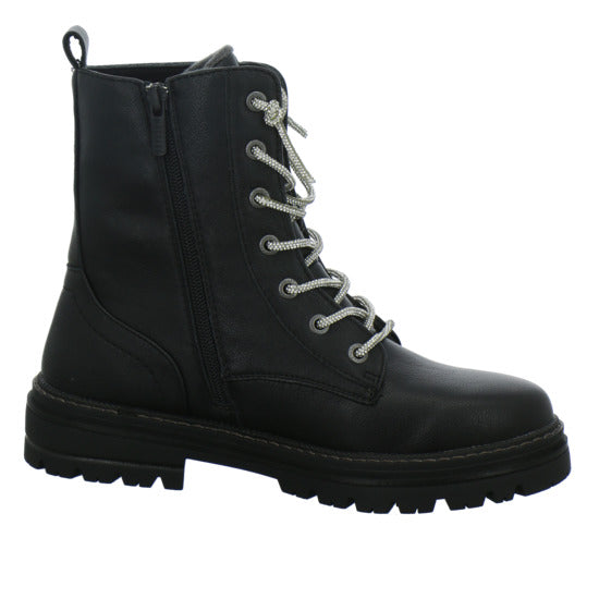 Mustang Stiefel ungefüttert Schwarz - 360° Ansicht