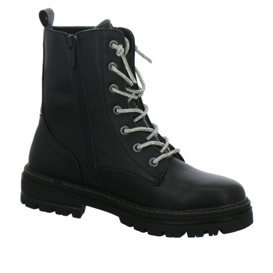 Mustang Stiefel ungefüttert Schwarz - 360° Ansicht