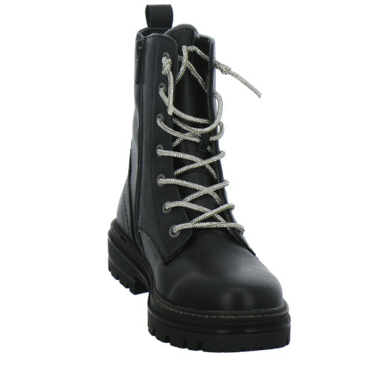 Mustang Stiefel ungefüttert Schwarz - 360° Ansicht