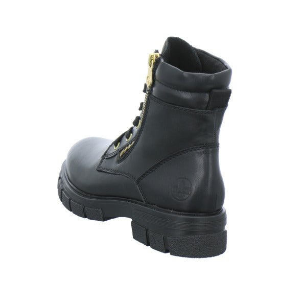 Rieker Stiefel ungefüttert Schwarz - 360° Ansicht