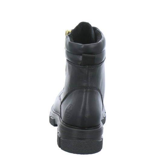 Rieker Stiefel ungefüttert Schwarz - 360° Ansicht