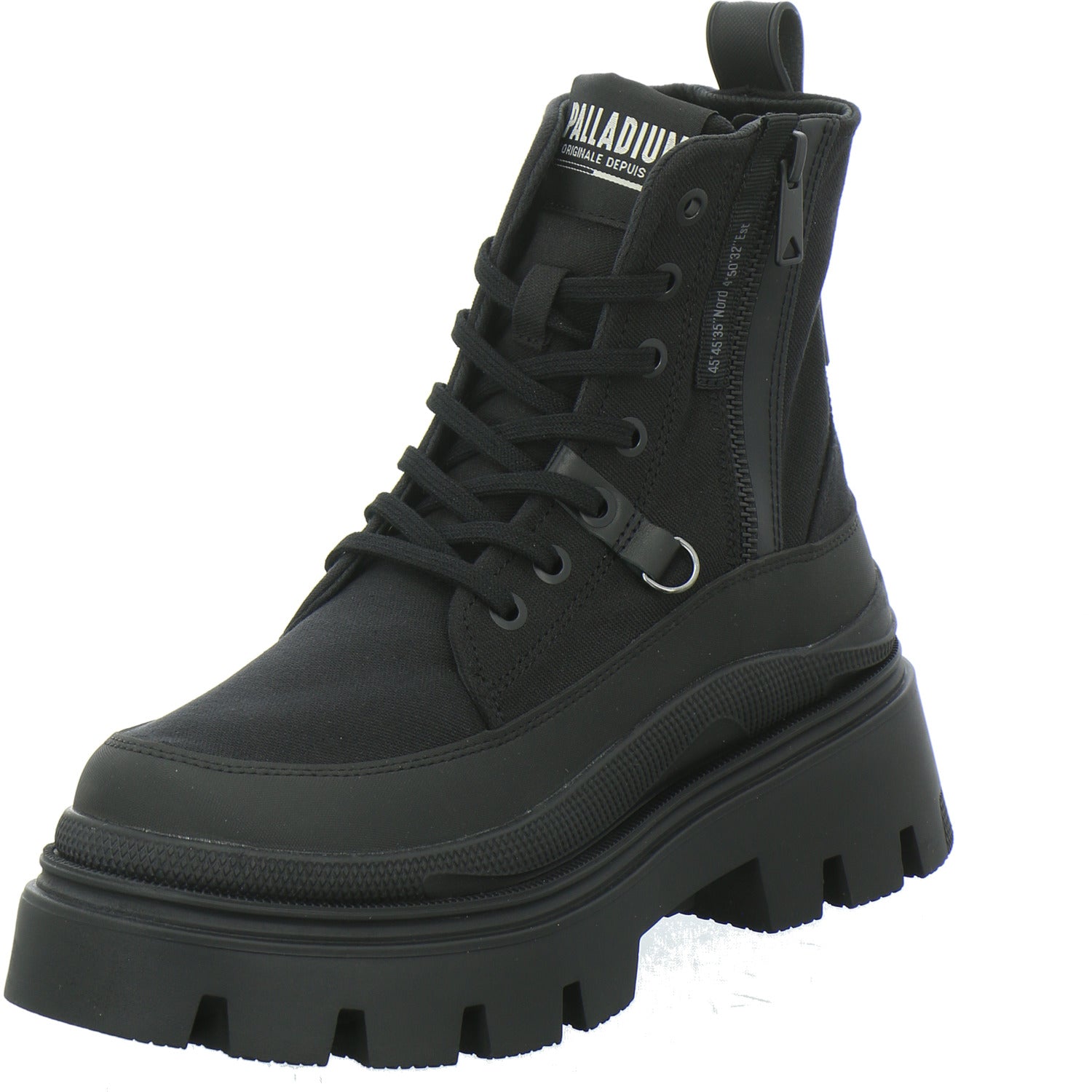Palladium Stiefel Damen Pallasquad Zip TX Schwarz