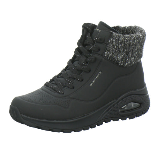 Skechers Stiefel Damen UNO Schwarz