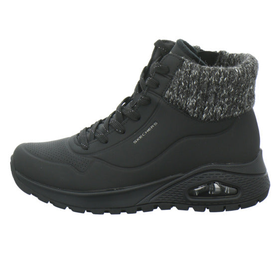 Skechers Stiefel Damen UNO Schwarz