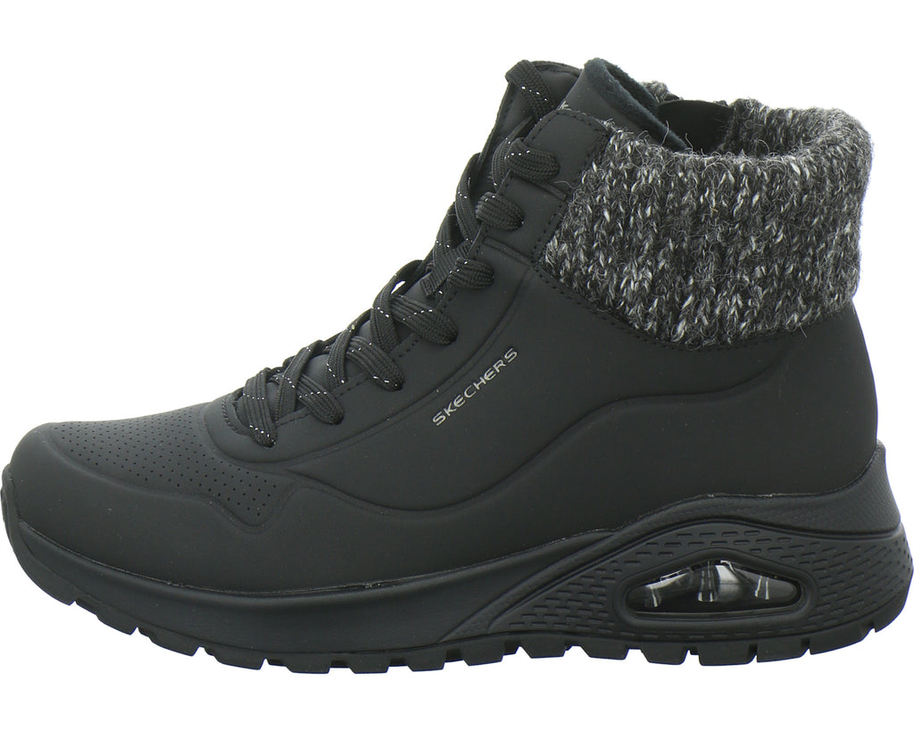 Skechers Stiefel Damen UNO Schwarz