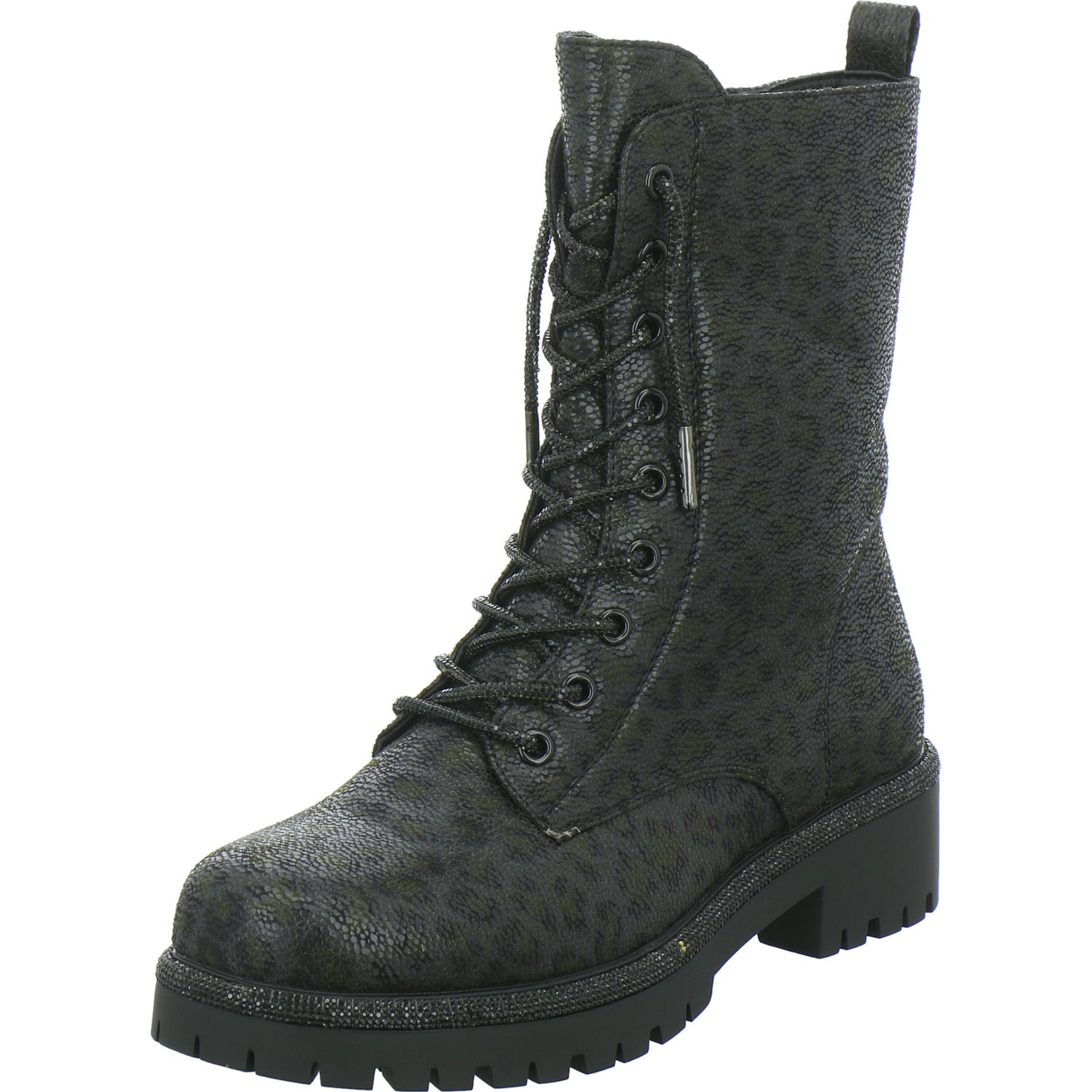 La Strada Stiefel Damen Schwarz-kombi