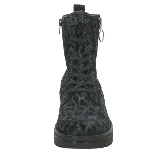 Waldläufer Stiefel Damen K-Zoe Schwarz-kombi