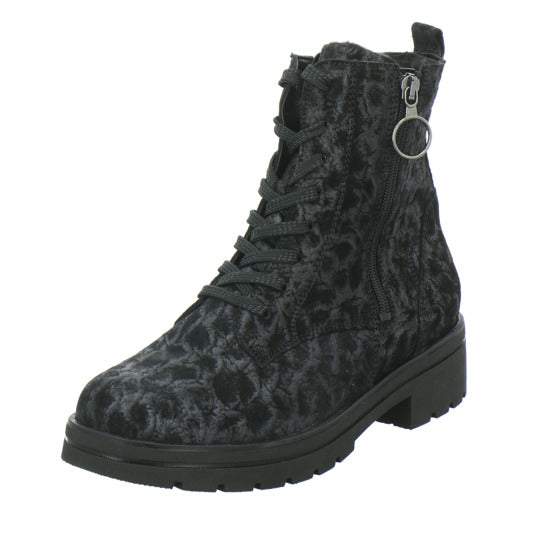 Waldläufer Stiefel Damen K-Zoe Schwarz-kombi