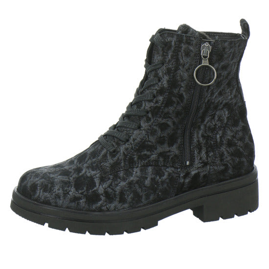 Waldläufer Stiefel Damen K-Zoe Schwarz-kombi
