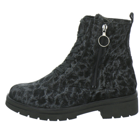 Waldläufer Stiefel Damen K-Zoe Schwarz-kombi