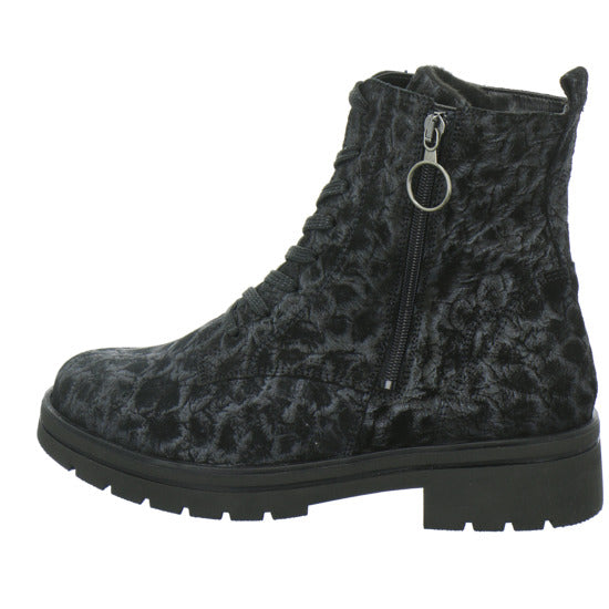 Waldläufer Stiefel Damen K-Zoe Schwarz-kombi