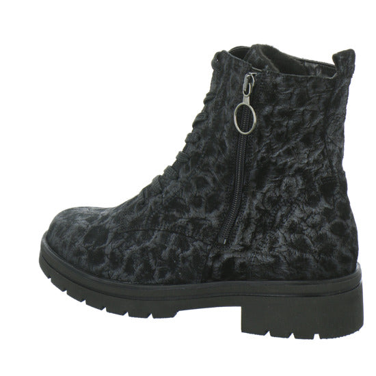 Waldläufer Stiefel Damen K-Zoe Schwarz-kombi