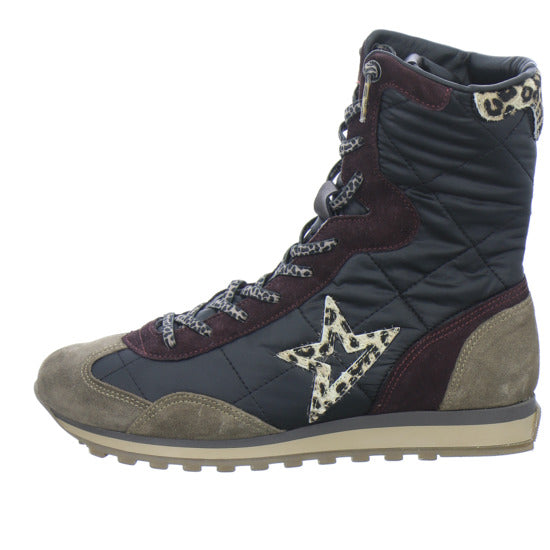 Cetti Stiefel Damen Schwarz-kombi