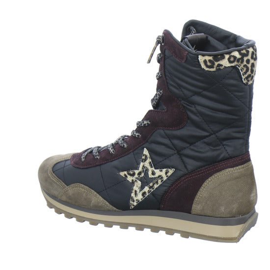 Cetti Stiefel Damen Schwarz-kombi