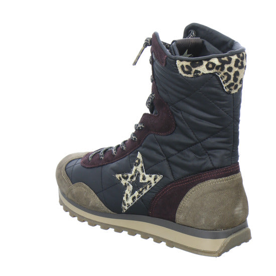 Cetti Stiefel Damen Schwarz-kombi