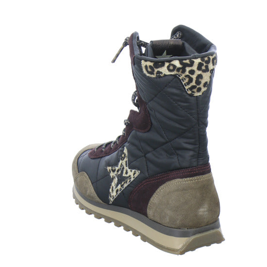 Cetti Stiefel Damen Schwarz-kombi