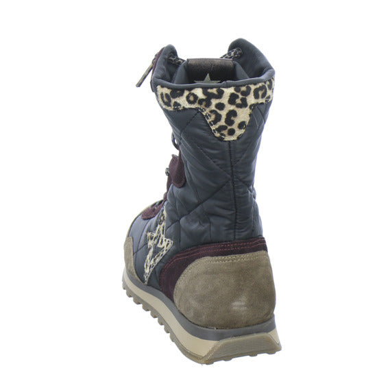 Cetti Stiefel Damen Schwarz-kombi