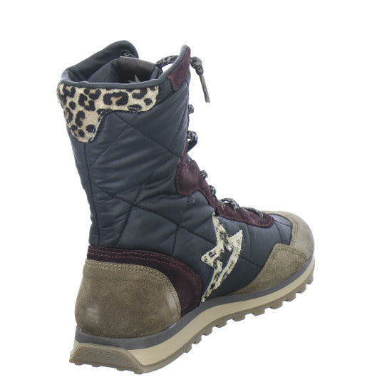 Cetti Stiefel Damen Schwarz-kombi