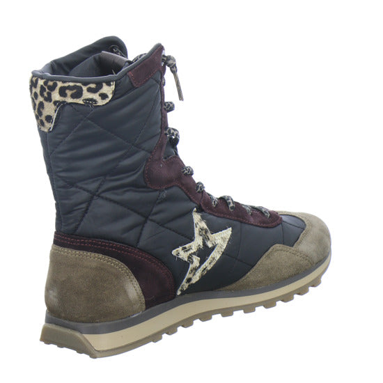 Cetti Stiefel Damen Schwarz-kombi