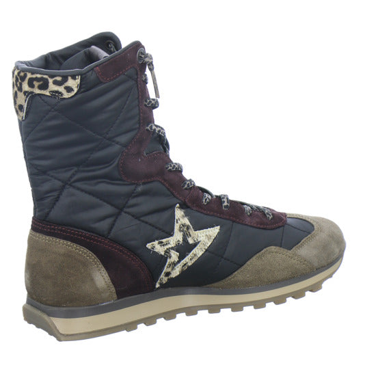 Cetti Stiefel Damen Schwarz-kombi