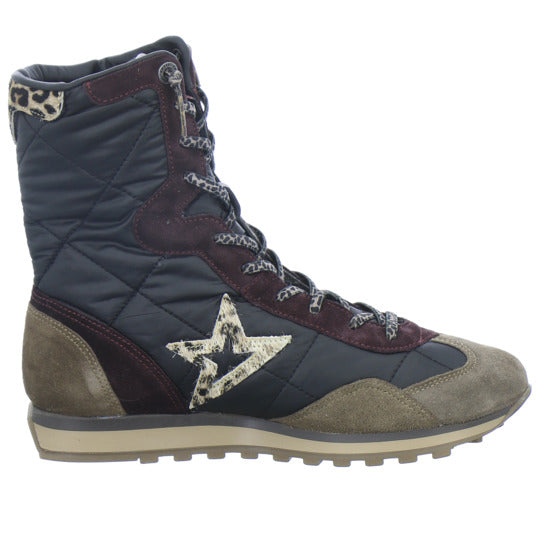 Cetti Stiefel Damen Schwarz-kombi